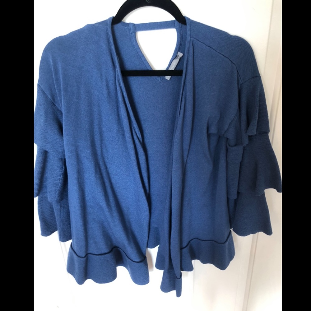 Octavia Ruffle Sleeve Cardigan